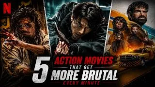 Thumbnail: 5 Action Movies That Get More Brutal Every Minute (2023–2025)