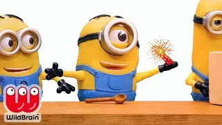 Thumbnail: Minions STOP MOTION - Minions Food Explosion 🔥  🎨 Wildbrain Toy Club - Fun For Kids!