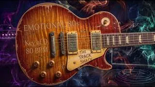 Thumbnail: Emotional 80s Rock Backing Track  Key of D  80 BPM  Nostalgic Guitar Jam