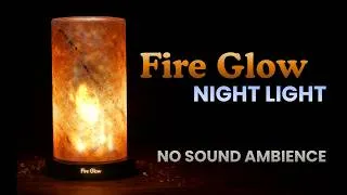 Thumbnail: Warm Fire Glow Night Light 🌙 Low Light Relaxing Sleep Environment | No Sound