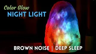 Thumbnail: Relaxing Brown Noise for Sleep & Relaxation | Glowing Color Salt Lamp