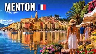 Thumbnail: GOLDEN MORNING & FRENCH MARKET 🇫🇷 Why Menton is the BEST KEPT SECRET in France | 4K Walking Tour