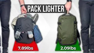 Thumbnail: 7 Mistakes That Keep You From Packing Light! (One-Bag Travel Tips)