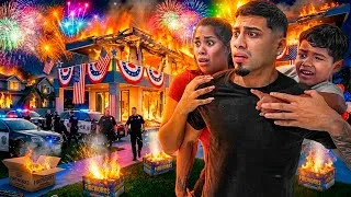 Thumbnail: Firework Explosion ALMOST Burned Down Our House!
