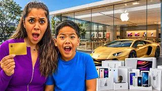Thumbnail: Buying EVERYTHING Our Kids Want For 24 Hours!! | The Trench Family
