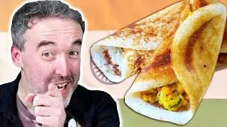 Thumbnail: Irish People Try More Indian Dosa