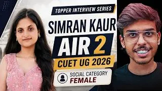 Thumbnail: CUET AIR 2 🔥🗿 (Social Category) | CUET UG 2026 Topper Interview
