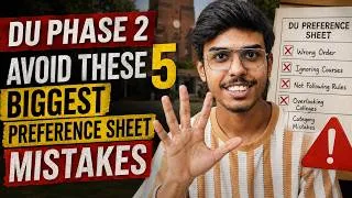 Thumbnail: DU Phase 2: Avoid These 5 Biggest Preference Sheet Mistakes (2026)