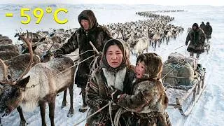 Thumbnail: We Built The Warmest Shelter for a Nomad Family Surviving Arctic Siberia