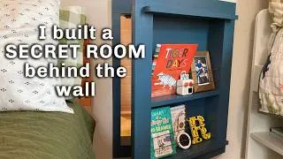 Thumbnail: I Built a Secret Room Behind My Kids’ Bedroom Wall! | DIY Hidden Library Nook