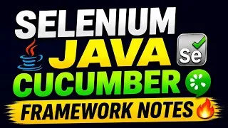 Thumbnail: Selenium Java Cucumber Framework Notes🔥 #automationtesting #testing #softwaretesting #sdet #qa #test
