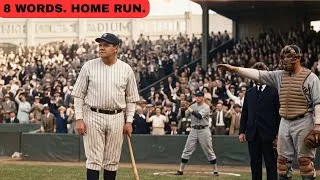 Thumbnail: "The Pitcher Walked Ruth to Avoid Him — Ruth Had Other Plans"