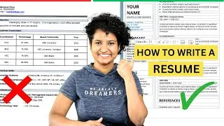 Thumbnail: How to Write a Resume? | For Freshers & Experienced People (Step-by-Step Tutorial)