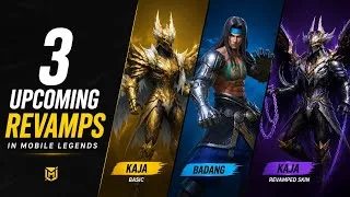 Thumbnail: 3 UPCOMING REVAMPS in Mobile Legends! Kaja & Badang Revamp