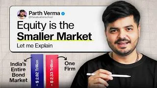 Thumbnail: BIGGER Than Stock Market | Fixed Income Explained in Simple Hindi | The Valuation School