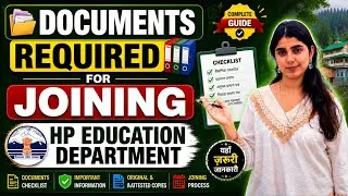 Thumbnail: Documents Required for Joining in Government Schools | HP Dept. of School Education | Vani Classes 