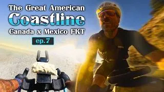 Thumbnail: Day 7 | Will This COST Me The FKT Record? (Riding From Canada To Mexico) 🇨🇦🇺🇸🇲🇽