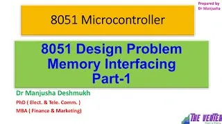 Thumbnail: 8051 design problem 1, memory interfacing