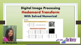 Thumbnail: Walsh Hadamard Transform by  Dr. Manjusha Deshmukh