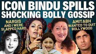 Thumbnail: Bindu Exclusive | Amitabh Upset | Rekha Friendship Over | Nargis Slap | Dev Anand Mirror | Amjad Tea