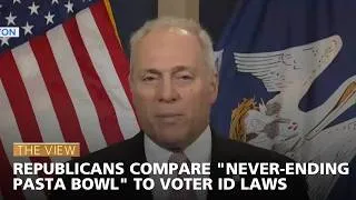 Thumbnail: Republicans Compare "Never-Ending Pasta Bowl" To Voter ID Laws | The View