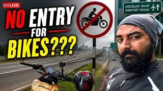 Thumbnail: Why Are Bikes NOT Allowed on Expressways? | Bengaluru Bike Ban LIVE