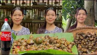 Thumbnail: Cooking snail in a delicious spicy rural style 🐚🐚🌶️🌶️ #cooking #delicious #yummy #food #rurallife