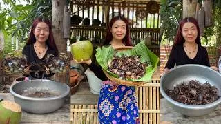 Thumbnail: Steam Crabs with Coconut water, rural style #delicious #rural  #fresh #Food #yummyfood #cooking