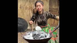 Thumbnail: Grilled ell with banana leaves delicious food , rural #cooking #delicious #eel