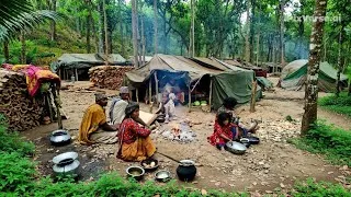 Thumbnail: Real Forest Tribe Life in Nepal 🇳🇵 | Daily Survival, Traditional Cooking & Jungle Living