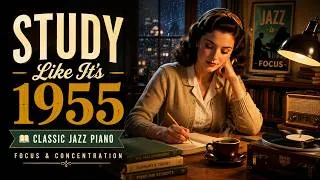Thumbnail: Study Like It's 1955 📚 Classic Jazz Piano for Deep Work & Concentration | Focus Jazz Playlist