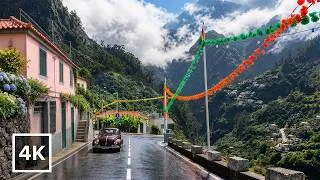 Thumbnail: Driving in a HIDDEN Mountain VILLAGE 🇵🇹 | 4K Scenic Drive to Curral das Freiras, Madeira