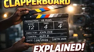 Thumbnail: Use a clapper board like Hollywood filmmakers 