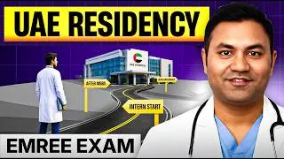 Thumbnail: UAE Residency After MBBS | EMREE Exam, Salary, Costs & Future Scope