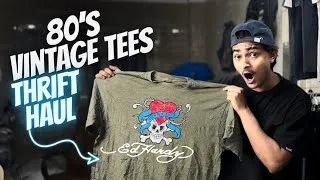Thumbnail: Found thrifted vintage y2k tees in india | thrifting vintage tees
