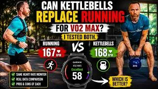 Thumbnail: Can Kettlebells replace Running for VO2 max? I tested both