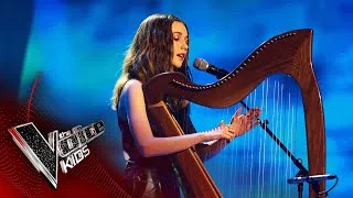 Thumbnail: Niamh's harp rendition of People Help The People | The Voice Kids UK 2023
