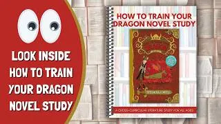 Thumbnail: Look Inside: How to Train Your Dragon Novel Study | Cross Curricular Literature Study for ALL Ages