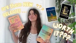 Thumbnail: reading ONLY NEW RELEASES for a week!📚 *reading vlog* 5⭐️ predictions