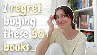 Thumbnail: MASSIVE BOOK UNHAUL📚❌ | *why I don't want to buy books anymore* (it's not as bad as it sounds!)