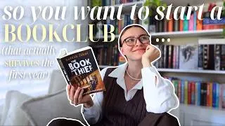 Thumbnail: starting a SUCCESSFUL BOOKCLUB 📚mistakes, tips & tricks, BOOK RECS, activities & lessons learned📝