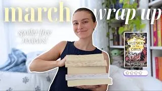 Thumbnail: every book i read in MARCH | *spoiler-free* book reviews 📖✨