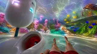 Thumbnail: Inside the 360° DIGITAL AQUARIUM Waterslide 🪼
