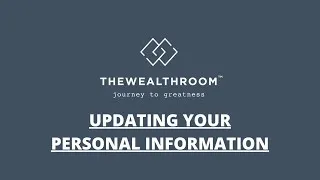 Thumbnail: Updating your personal information