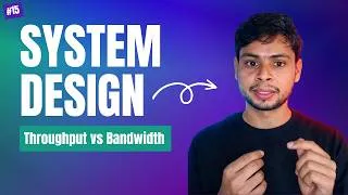 Thumbnail: Throughput vs Bandwidth Explained | System Design