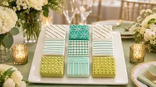 Thumbnail: 7 Wedding Cakes Inspired by Quilting Traditions