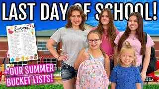 Thumbnail: LAST DAY OF SCHOOL ROUTiNE + OUR  SUMMER BUCKET LiSTS!☀️🎒🎉