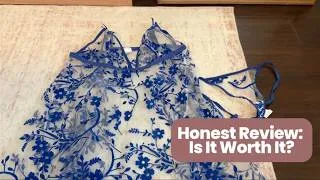 Thumbnail: Honest Review: Sexy Sheer Lingerie Sets Women Front Closure V Neck Babydoll Nightwear | Worth It?