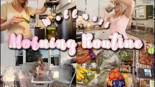 Thumbnail: NEW Wellness Morning Routine| Juicing, Vegan Recipes, New Habits
