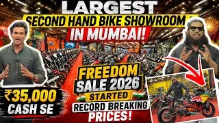 Thumbnail: 🔥BIKES का FREEDOM SALE🇮🇳| second hand bike in mumbai new video | second hand sports bike in mumbai